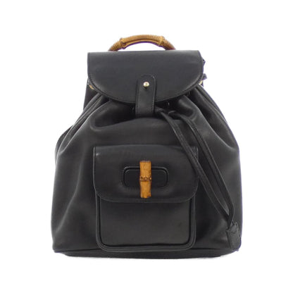 Gucci Black Leather Backpack ()