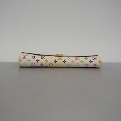 Louis VuittonAuth  Monogram Multicolore Portofeuil Sara M93745