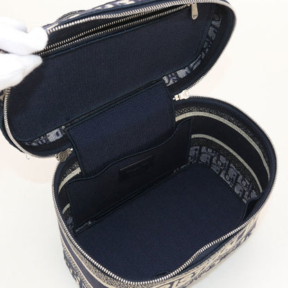 Christian Dior Navy Jacquard Handbag ()