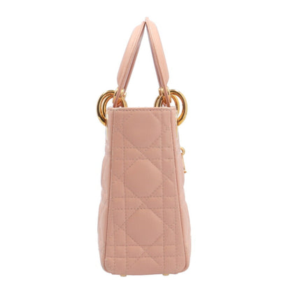Christian Dior Pink Leather Shoulder Bag ()