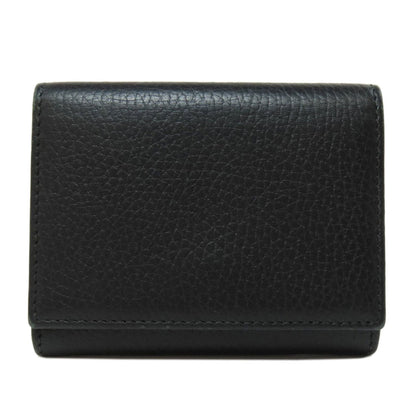 Gucci Black Leather Wallet (Tri-Fold)