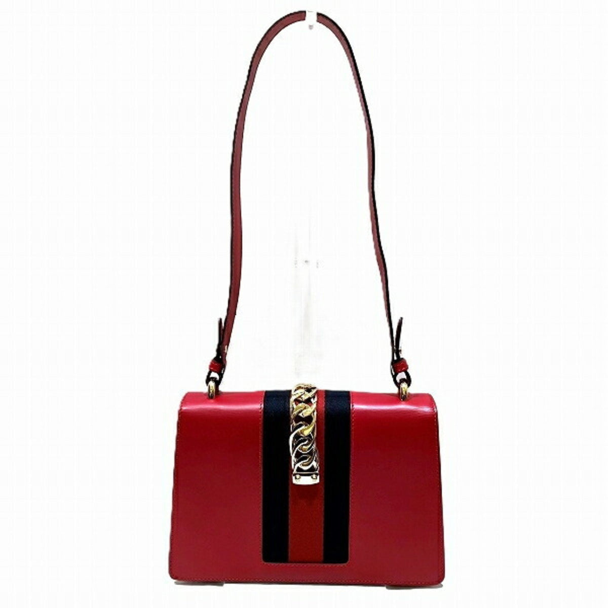 Gucci Red Color Leather Shoulder Bag