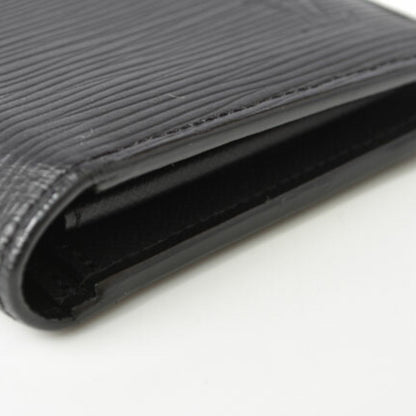 LOUIS VUITTON Wallet Men's  Long Portefeuille Brother Epi Noir M60622