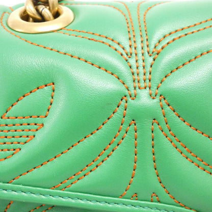 Gucci Gg Marmont Green Quilting Shoulder Bag