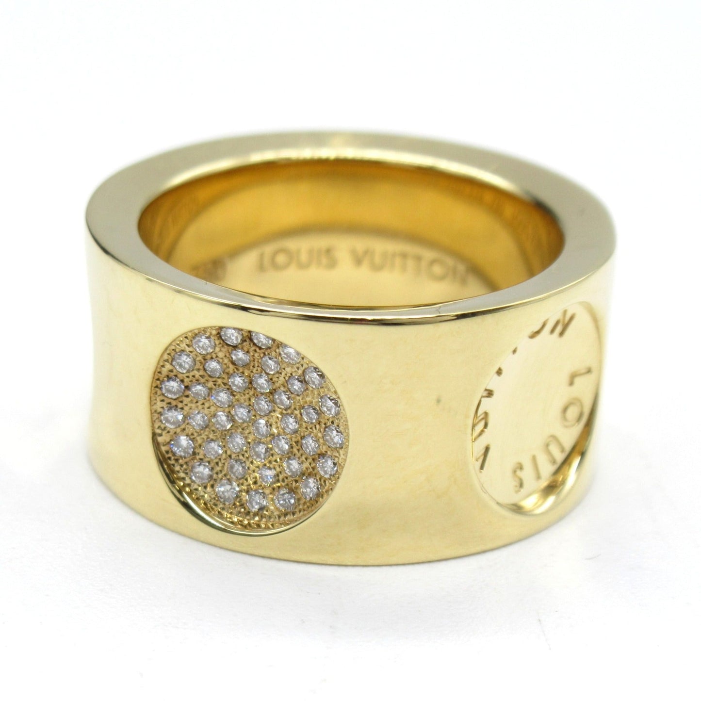 LOUIS VUITTON Petite Berg Emplant Ring Ring Gold K18 [Yellow Gold] Gold