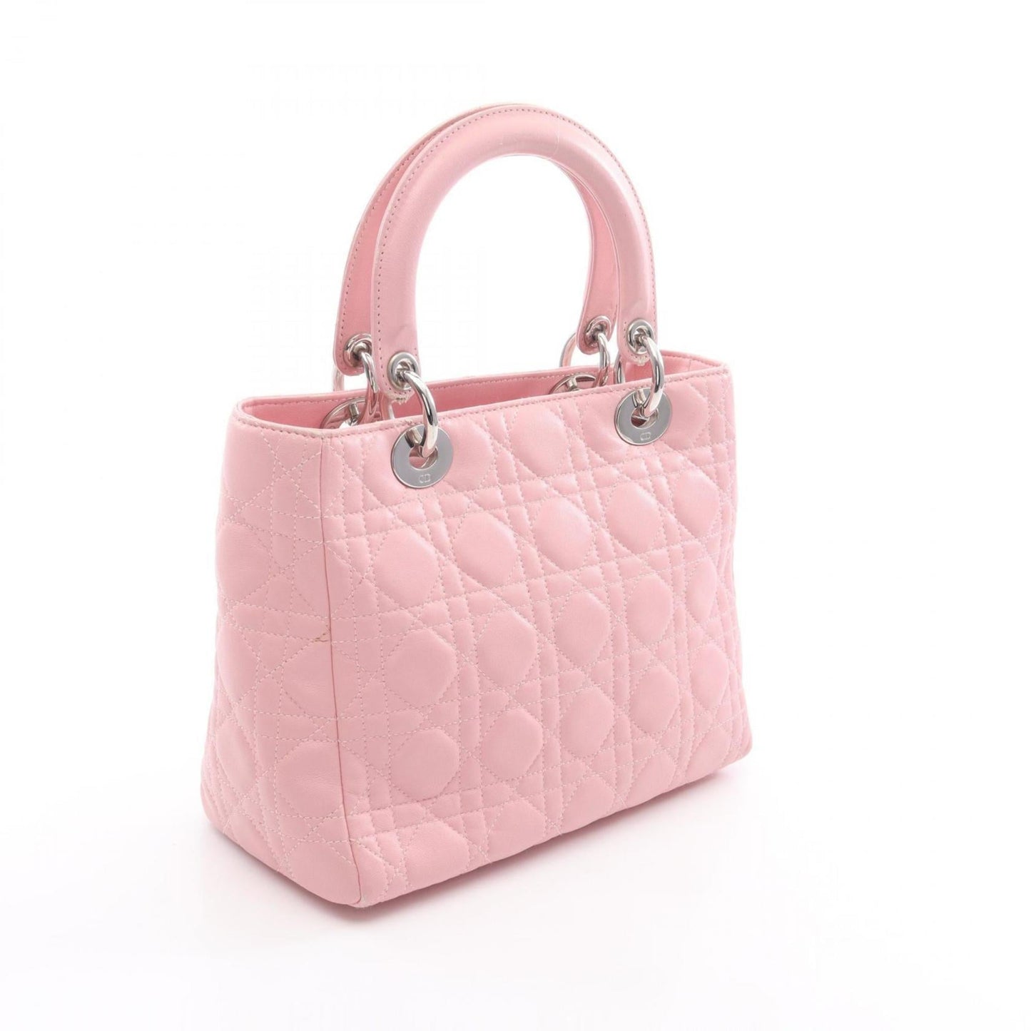 Christian Dior Pink Leather Handbag ()