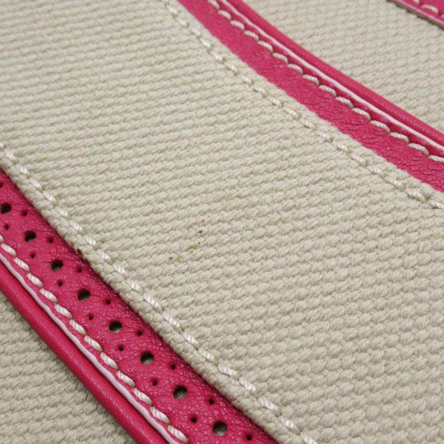 Celine handbag boogie bag beige pink canvas leather