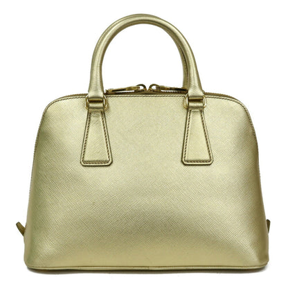 Prada Shoulder Bag Handbag Gold Ladies