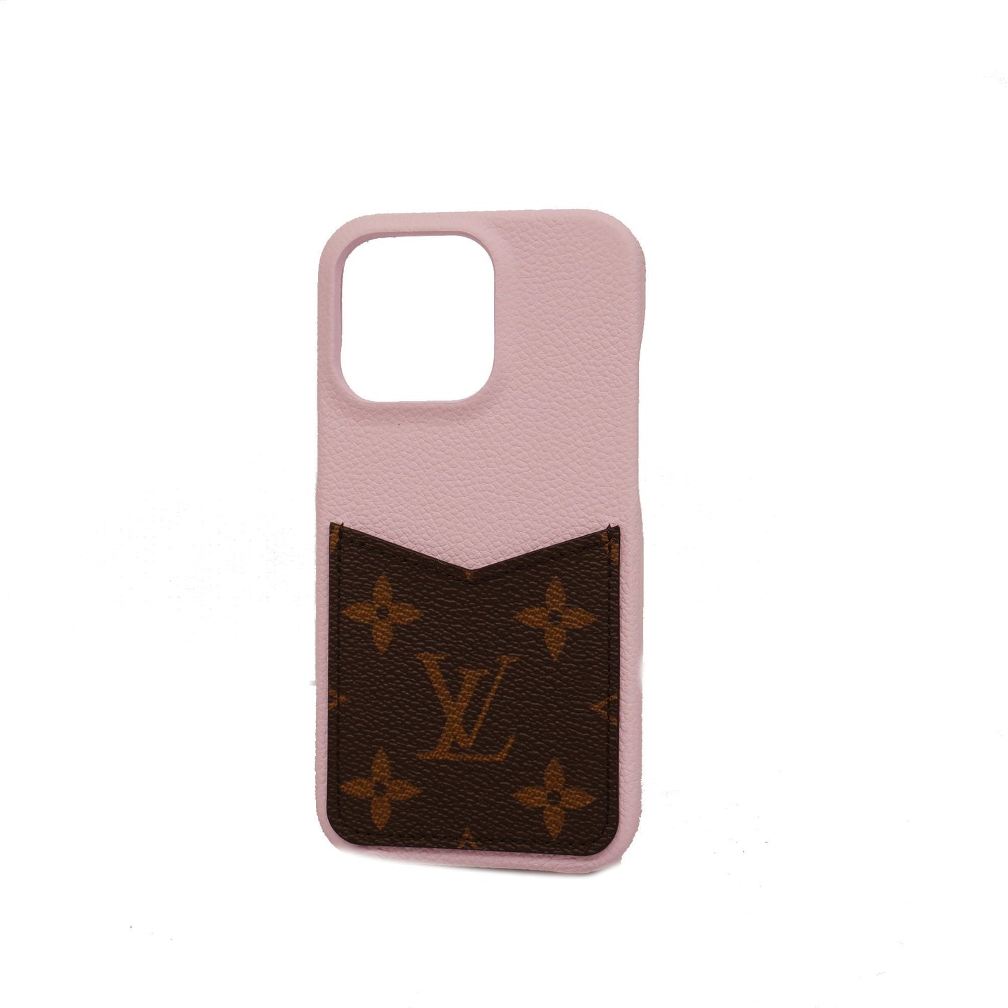 Louis VuittonAuth  Monogram Phone Case iphone case bumper 13 PRO M81343 Gimauve