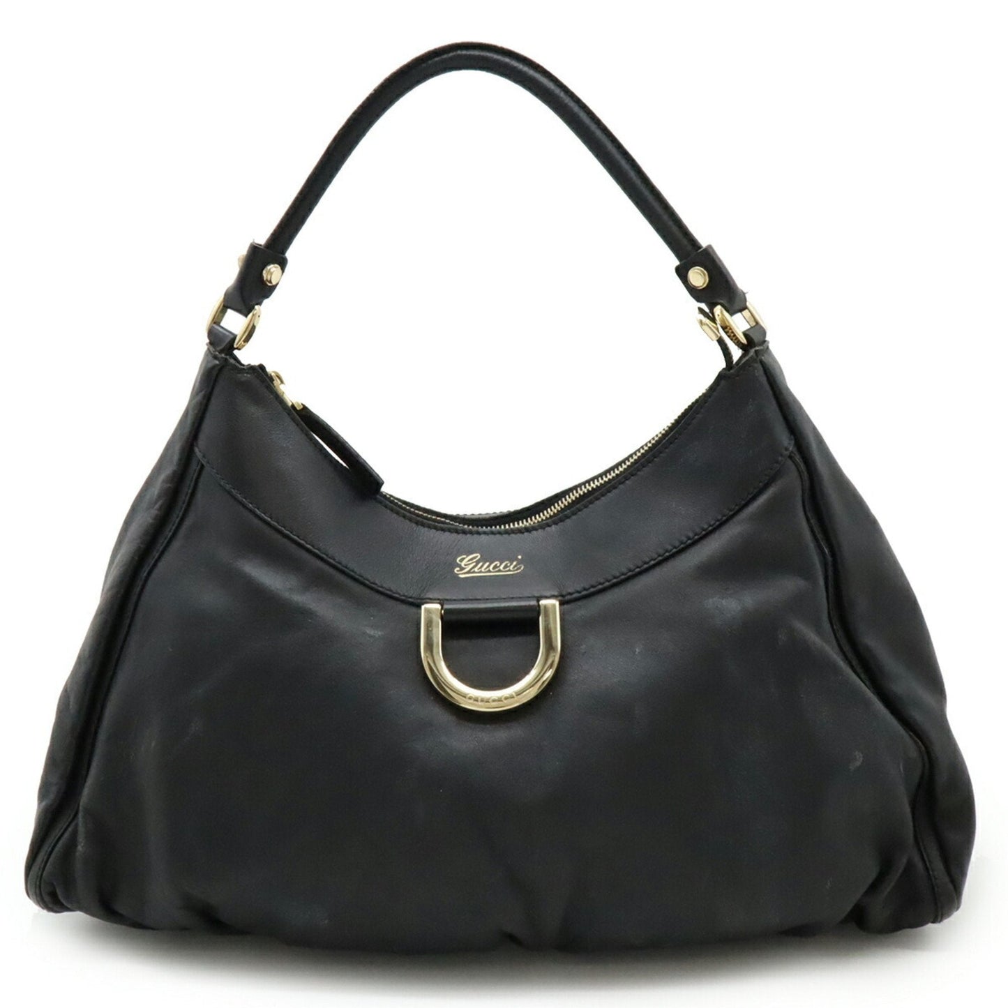 Gucci Abbey Black Leather Shoulder Bag