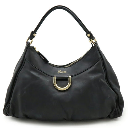 Gucci Abbey Black Leather Shoulder Bag