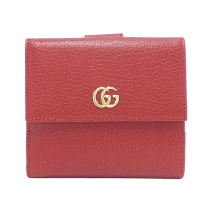 Gucci Red Color Leather Wallet (Bi-Fold)