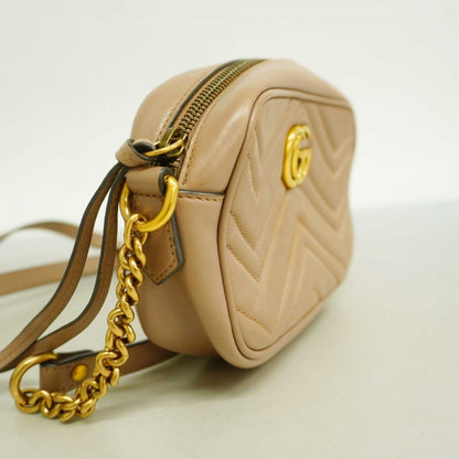 Gucci Light Brown Leather Shoulder Bag