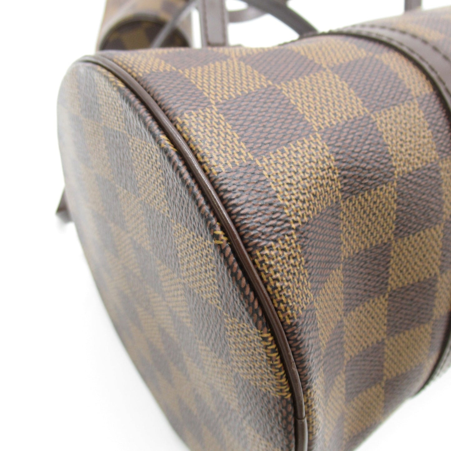 LOUIS VUITTON Papillon 30 Shoulder Bag Brown Ebene Damier PVC coated canvas N51303