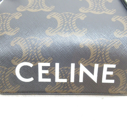 Celine Triangle Shoulder Bag Black Calfskin [cowhide] 1959038SI