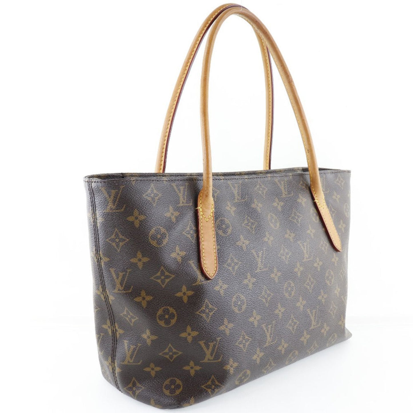 LOUIS VUITTON Raspail PM M40608 Monogram Canvas Brown CA2152 Women's Tote Bag