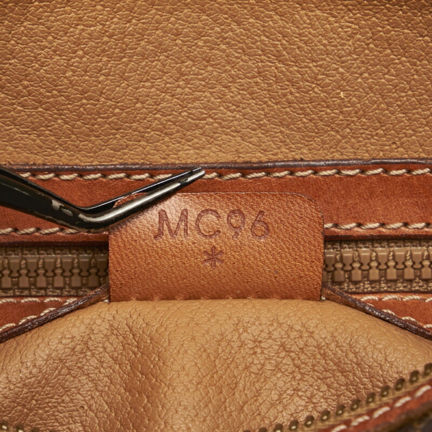 Celine Macadam Handbag MC96 Brown PVC Leather Ladies