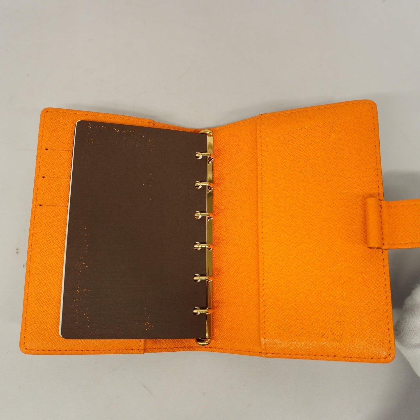 Louis VuittonAuth  Monogram Planner Cover Mandarin Agenda Koala PM R21015