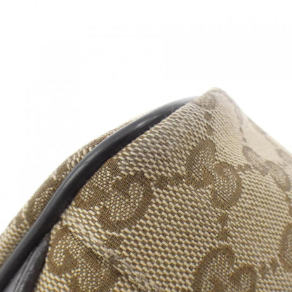 Gucci Beige Brown Gg Canvas Backpack
