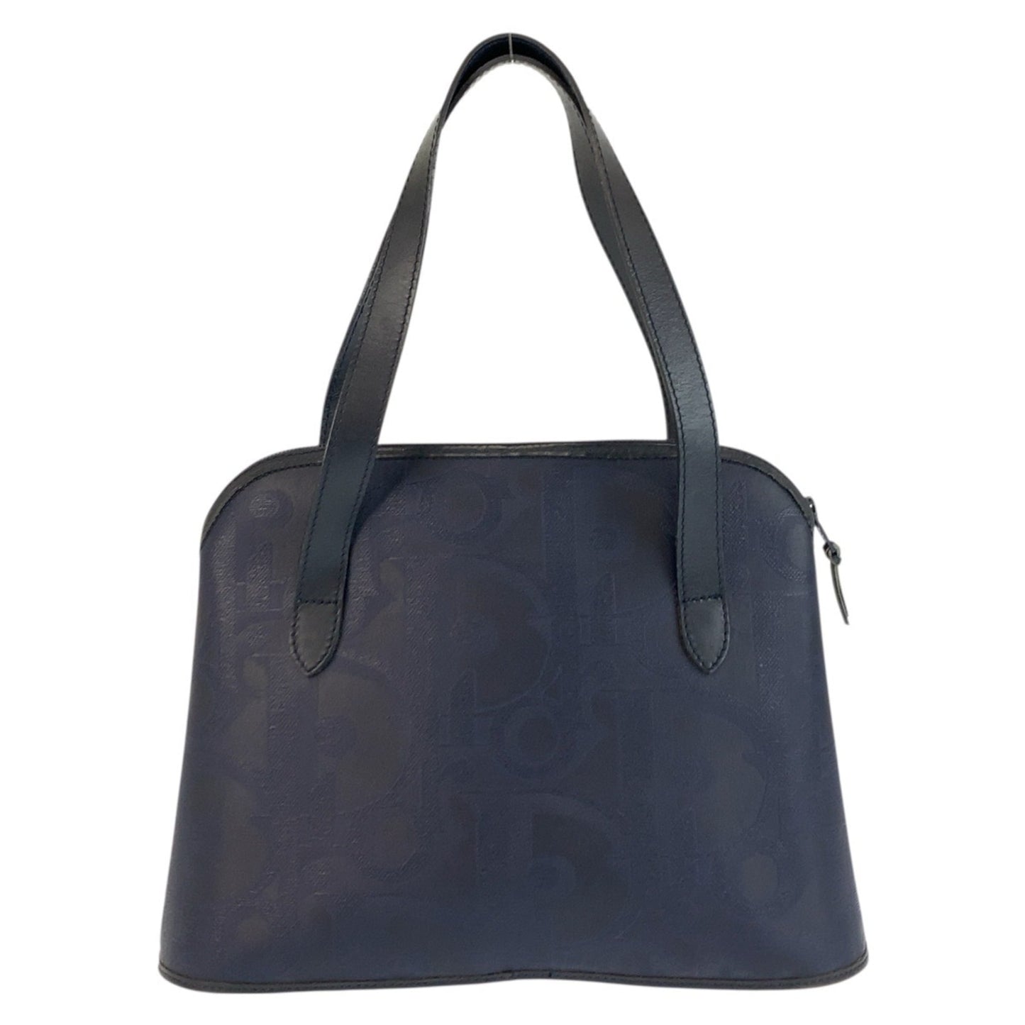 Christian Dior Navy Pvc Leather Handbag Shoulder Bag ()