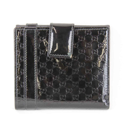 Gucci Black Patent Leather Wallet (Bi-Fold)