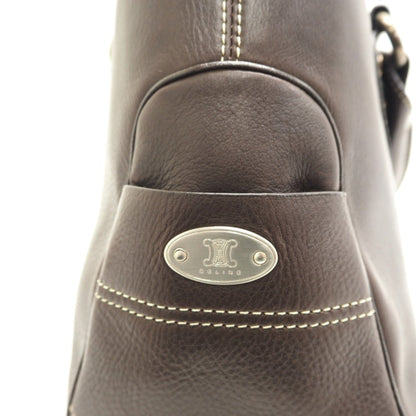 Celine/ CE10/15 Boogie Bag Handbag Brown Women's