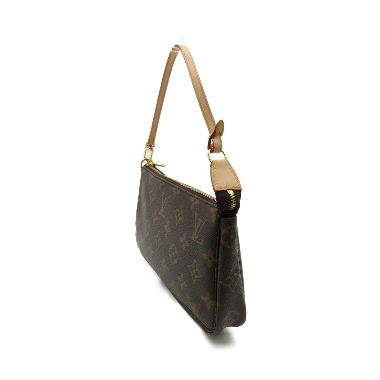 LOUIS VUITTON Pochette Accessoires Accessory Pouch Brown Monogram PVC coated canvas M51980