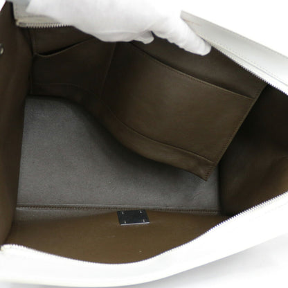 Celine Handbag Shoulder Bag Trapeze White Ladies