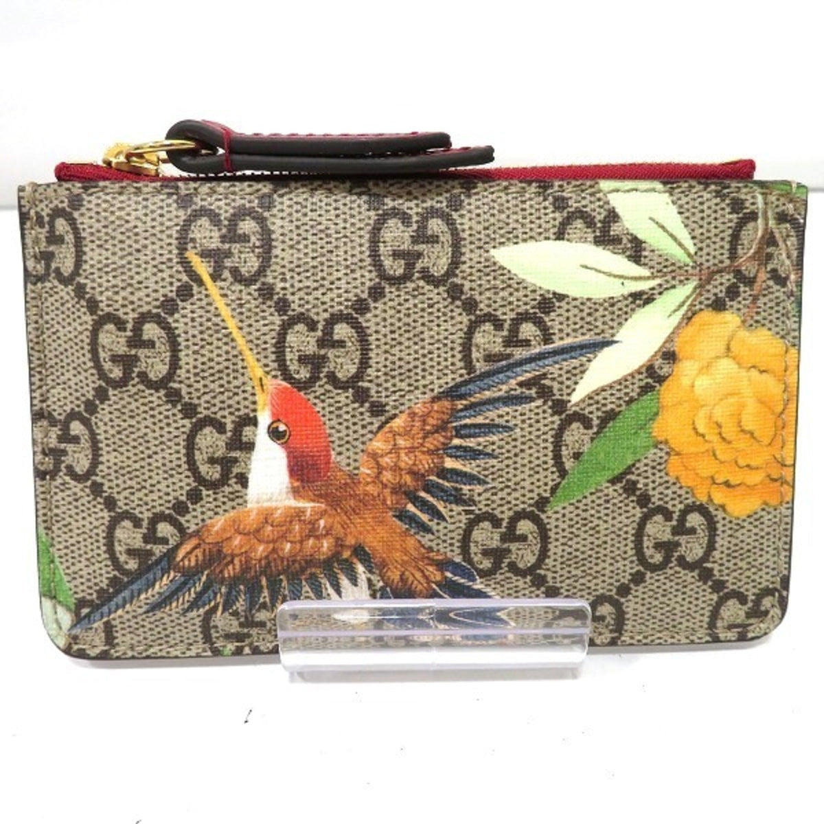 Gucci GG Supreme Tian 424898 Coin Case Women's Accessory