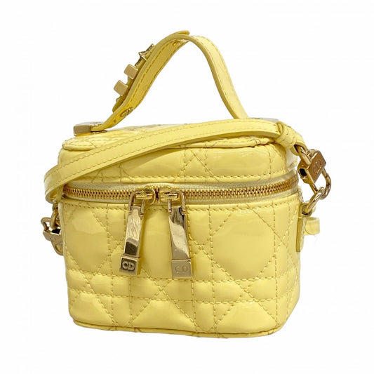 Christian Dior Yellow Vanity Bag ()