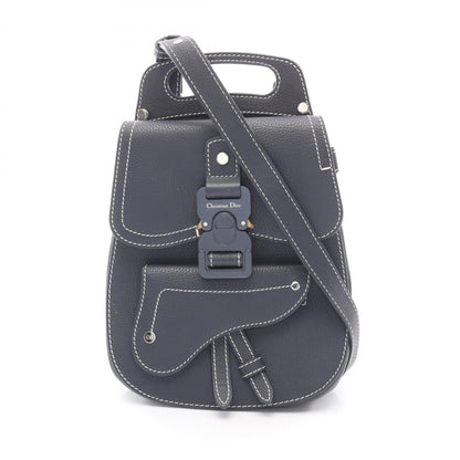 Christian Dior Navy Leather Backpack ()