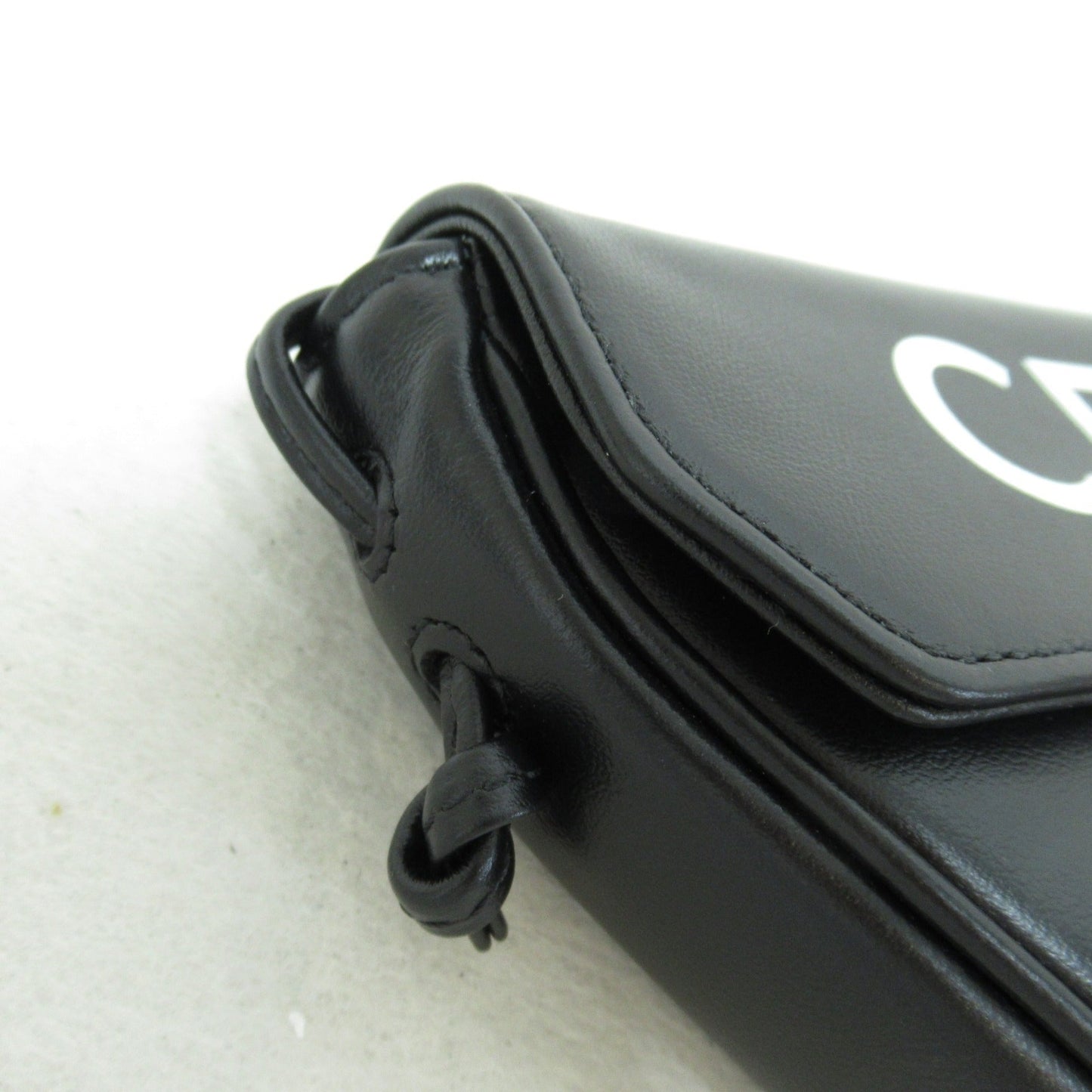 Celine Truck shoulder bag Black leather 195903DCS38SI
