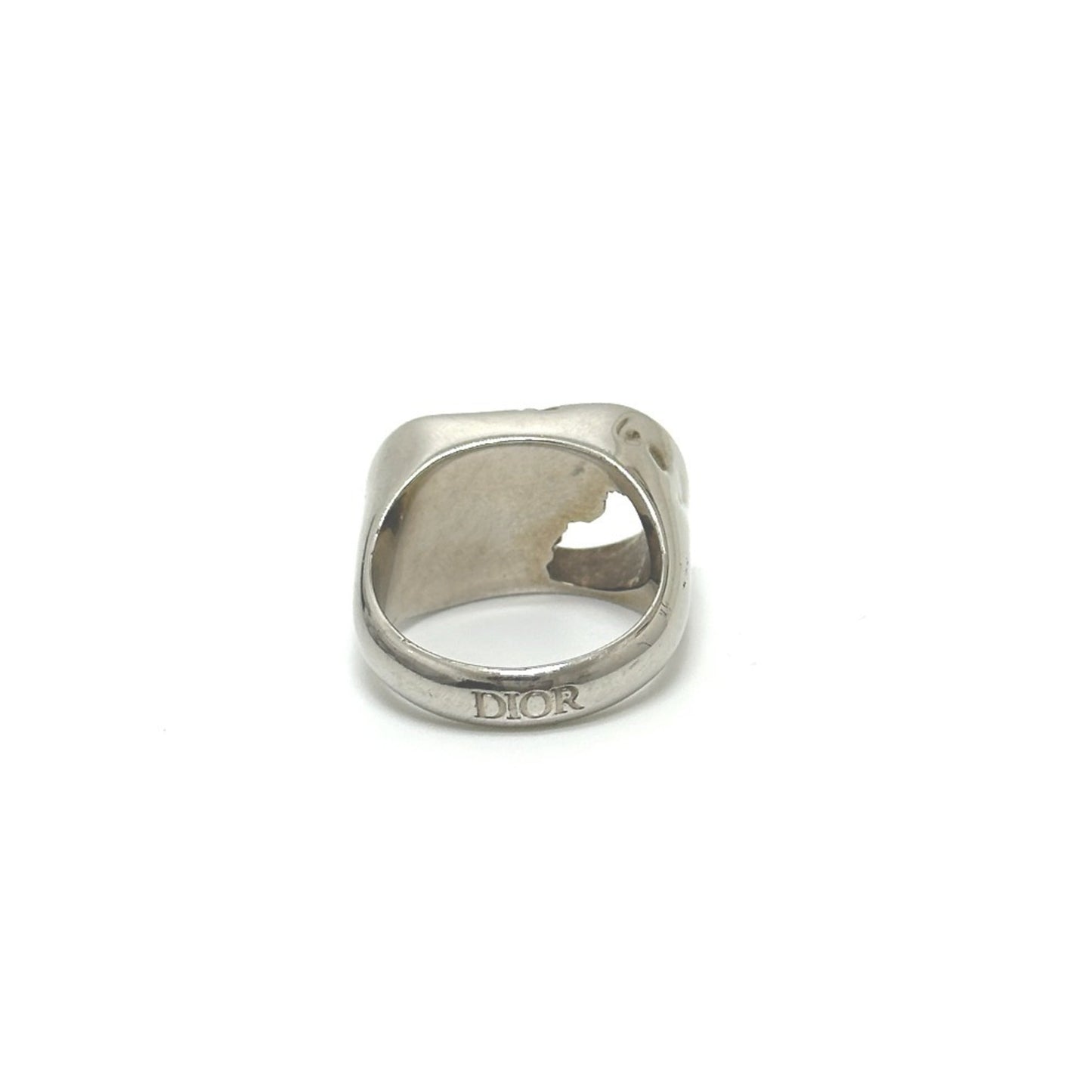 Christian Dior Silver Metal Band Ring ()