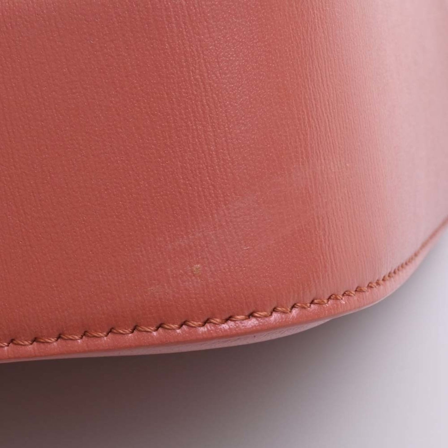 Celine Leather Claude Triomphe Shoulder Bag 10I513DPV Orange Ladies