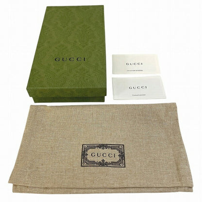 Gucci Pale Green Leather Long Wallet (Bi-Fold)