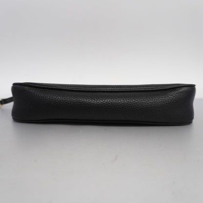 GUCCIAuth  Soho Shoulder Bag 536224 Women's Leather Shoulder Bag Black