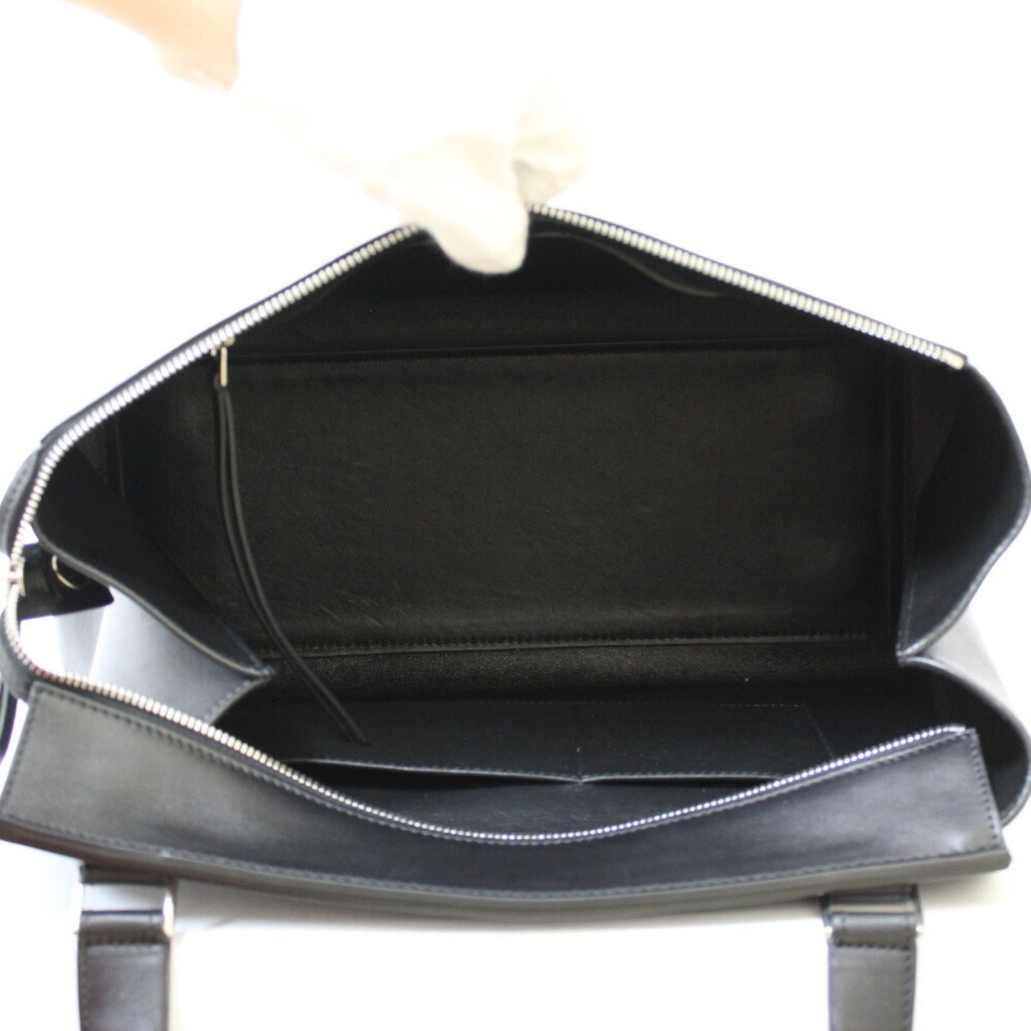 Celine Handbag Edge Overseas Large Black Yellow Women's Leather