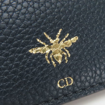 Christian Dior Navy Leather Clutch Bag Pouch ()
