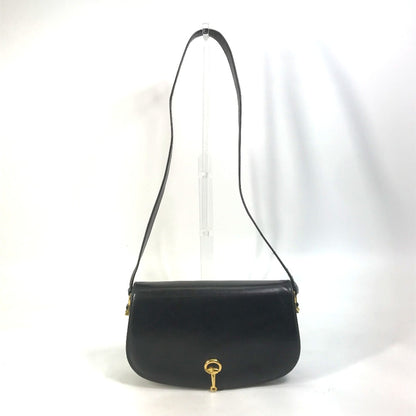 Gucci Black Leather Shoulder Bag ()