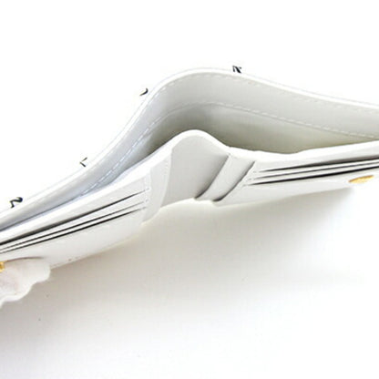Christian Dior White Leather Wallet (Bi-Fold) ()