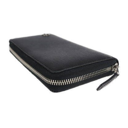 Gucci Black Leather Long Wallet (Bi-Fold)