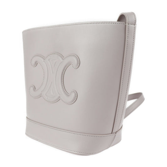 Celine Small Bucket Cuile Triomphe Shoulder Bag 198243DU3.24OU Calfskin POUDRE Pink Gold Hardware