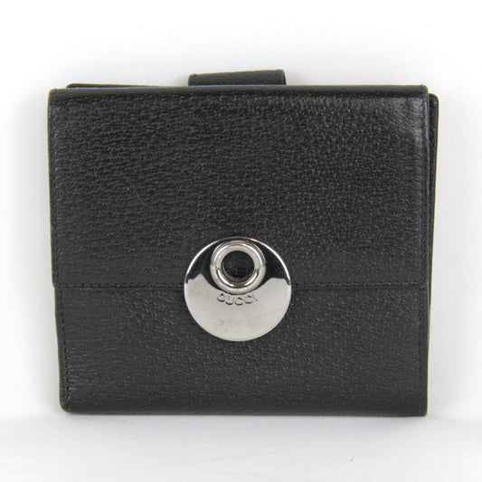 Gucci Black Leather Wallet (Bi-Fold) ()