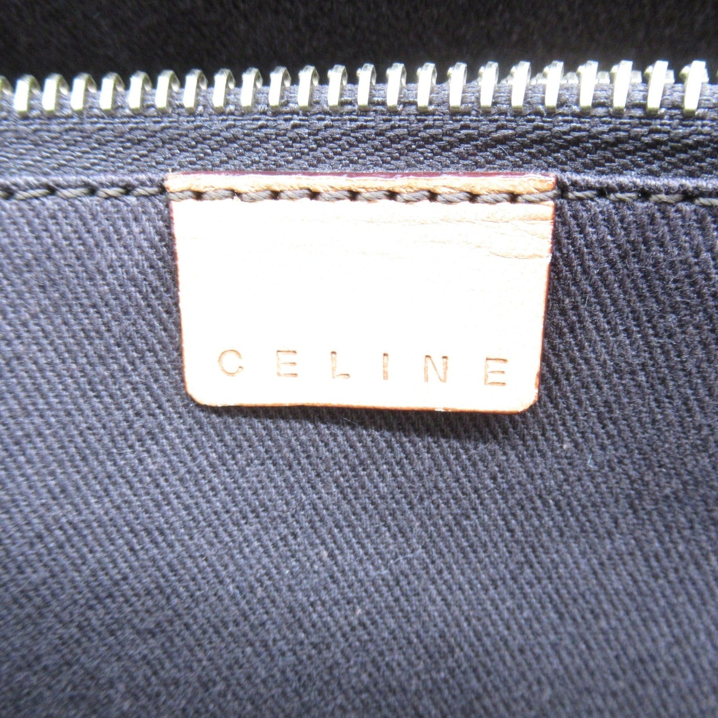 Celine Tote Bag Brown PVC coated canvas
