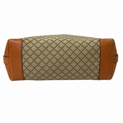 Gucci Diamante Beige Orange Canvas Pouch Shoulder Bag Tote Bag