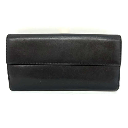Gucci Black Leather Long Bill Wallet (Bi-Fold)