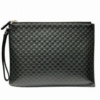 Gucci Black Leather Clutch Bag ()