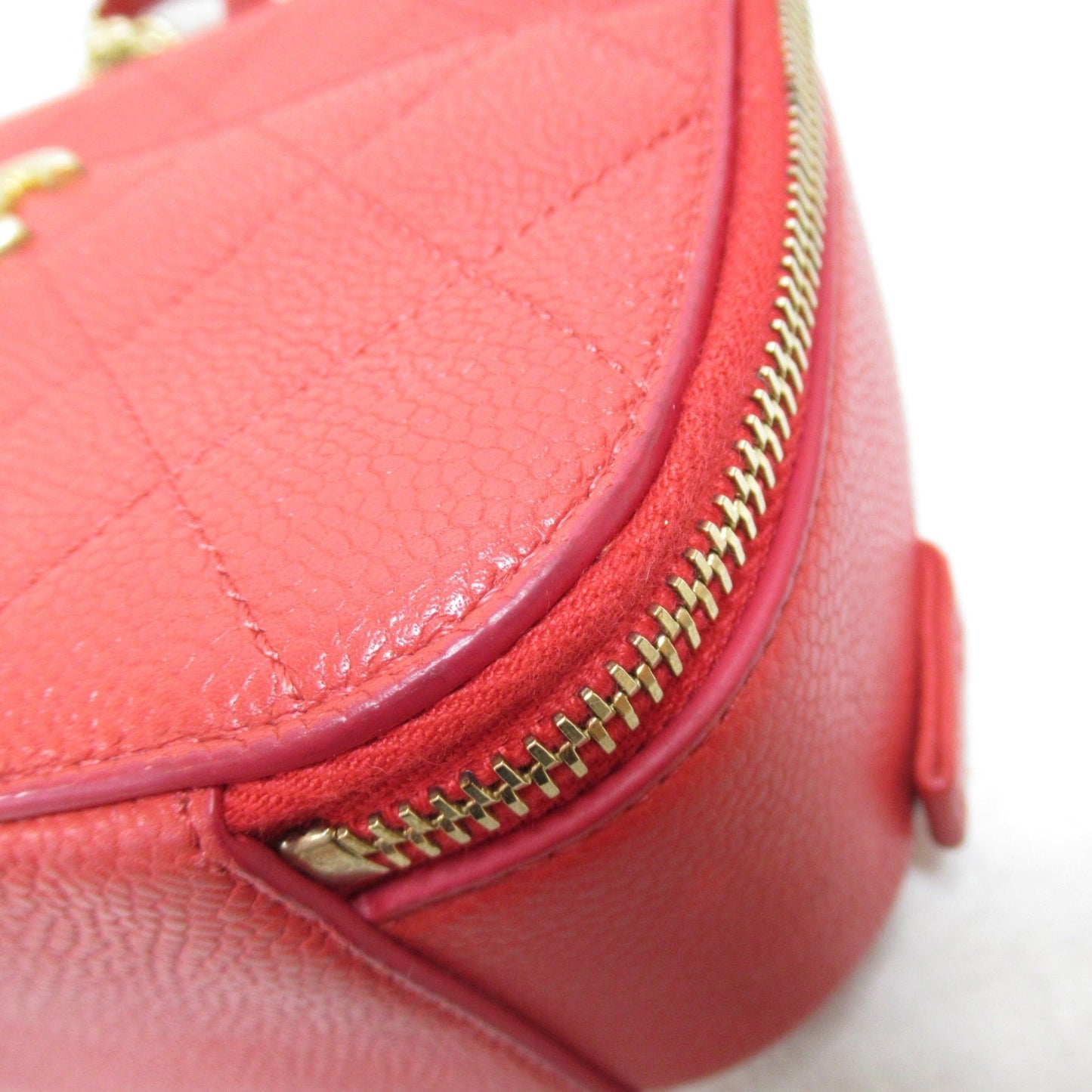 CHANEL 2wayChainShoulder Bag Red Caviar Skin [Grained Calf]