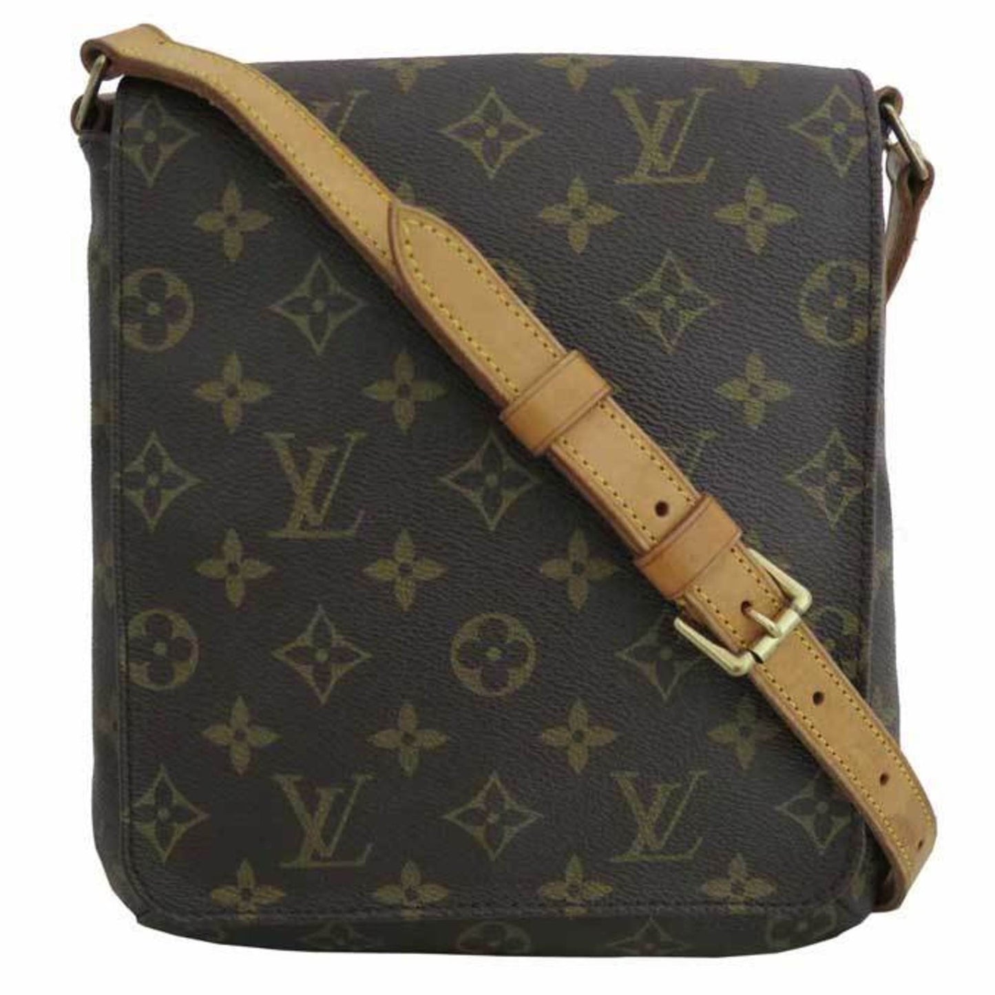 Louis Vuitton Bag Monogram Musette Salsa Brown Canvas Shoulder One Women's M51258