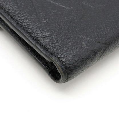 LOUIS VUITTON Monogram Empreinte Portefeuille Victorine Trifold Wallet Noir Black M64060